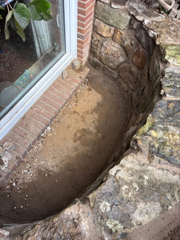 Mauer gebaut vom GaLaBau Menninger