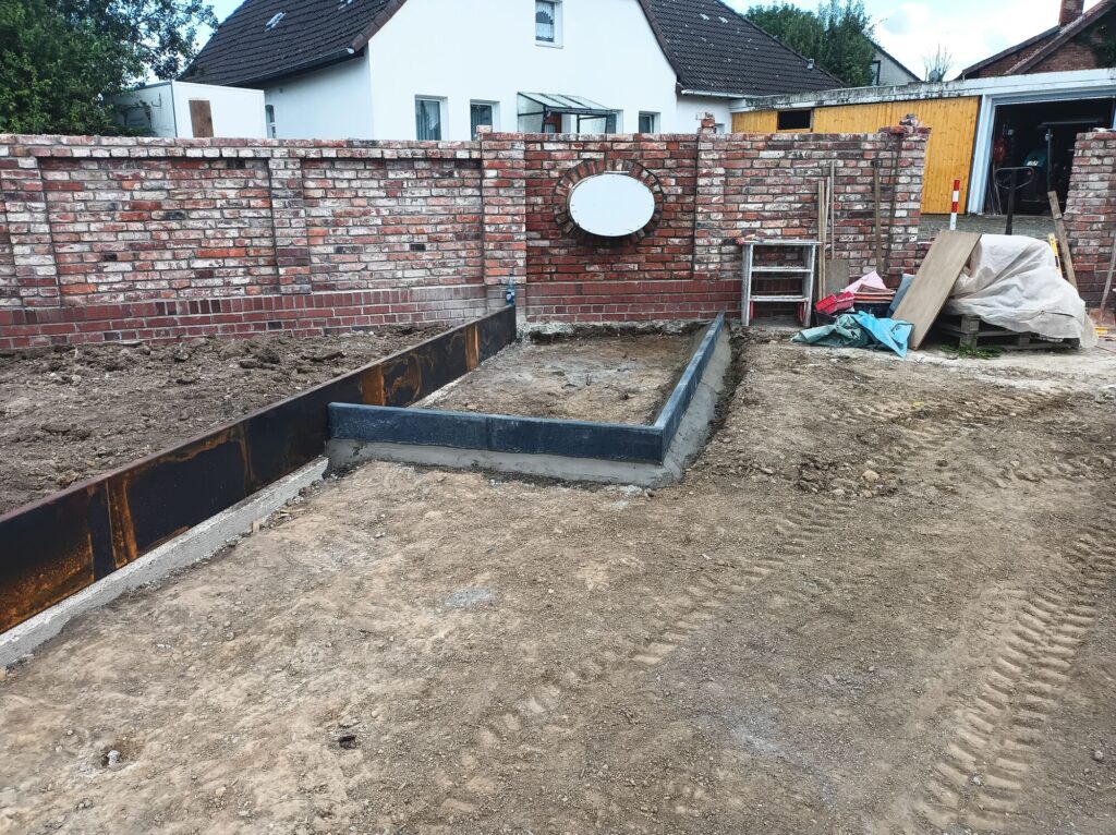 Mauer gebaut vom GaLaBau Menninger